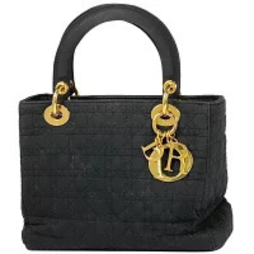 Christian Dior Lady Cannage handbag black